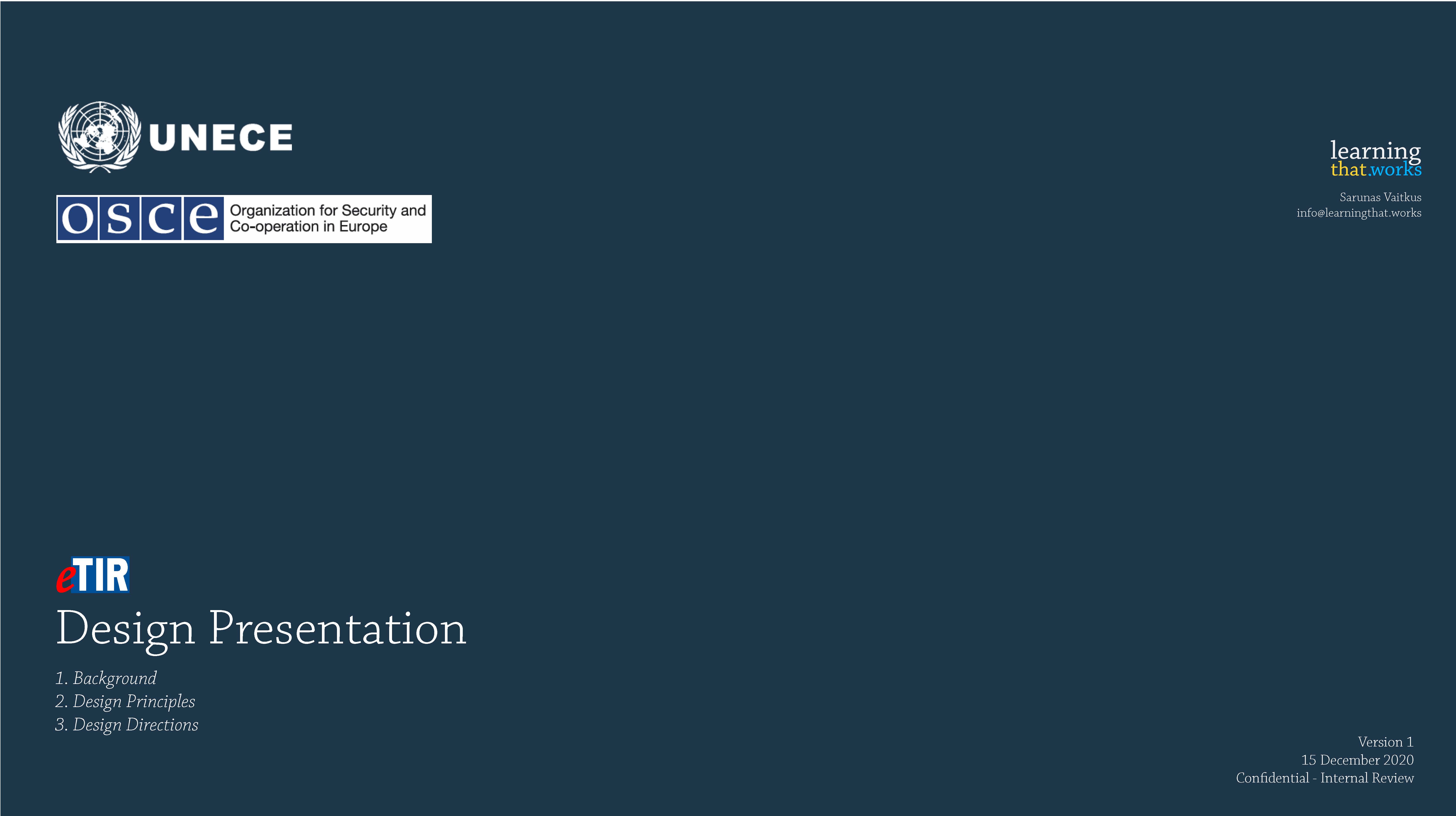 UNECE eTIR Website, image 1