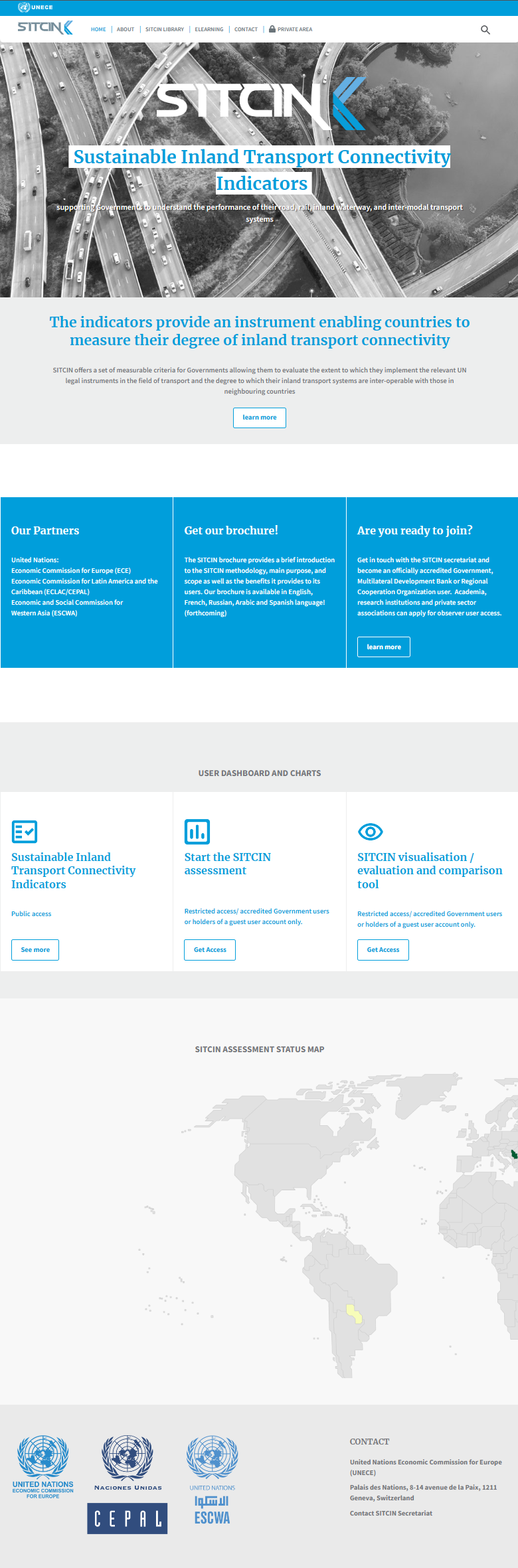 UNECE SITCIN Website, image 4
